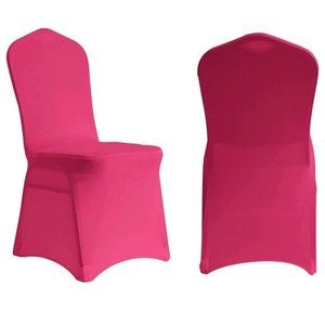 20 Count | Hot Pink Chair Spandex Covers Slipcovers Wedding Dining Decor ~ New